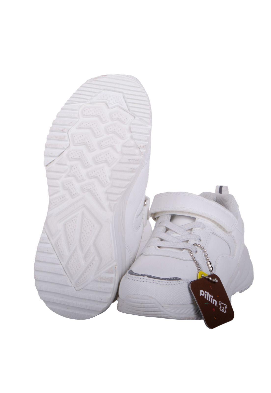 Zapatillas Escolar Unisex Blanco Pillin-2
