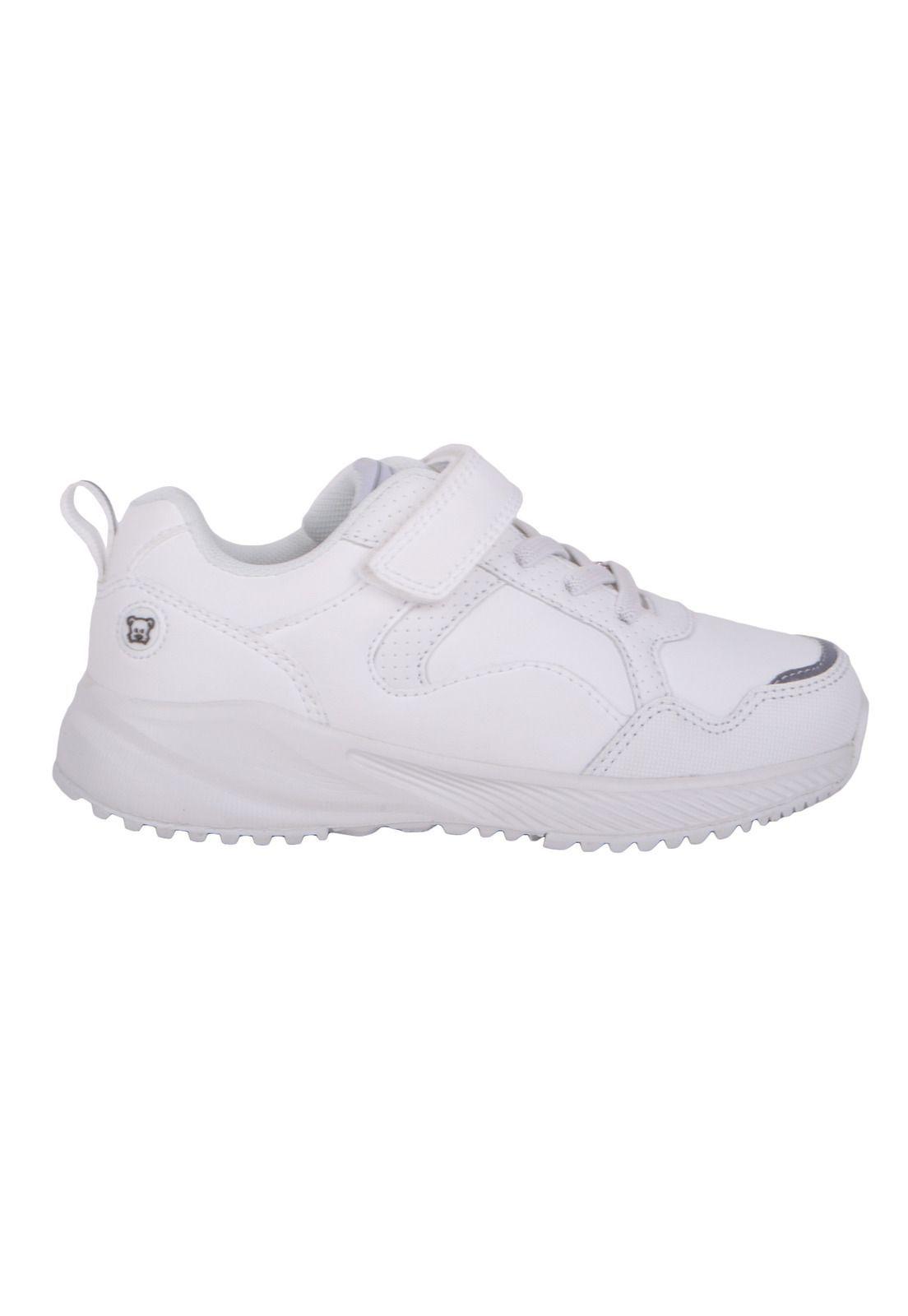 Zapatillas Escolar Unisex Blanco Pillin-4