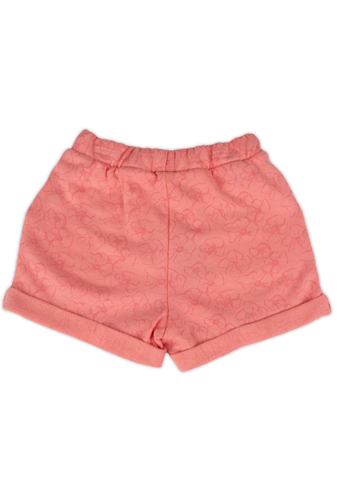 Short Franela Niña Durazno Pillin-3