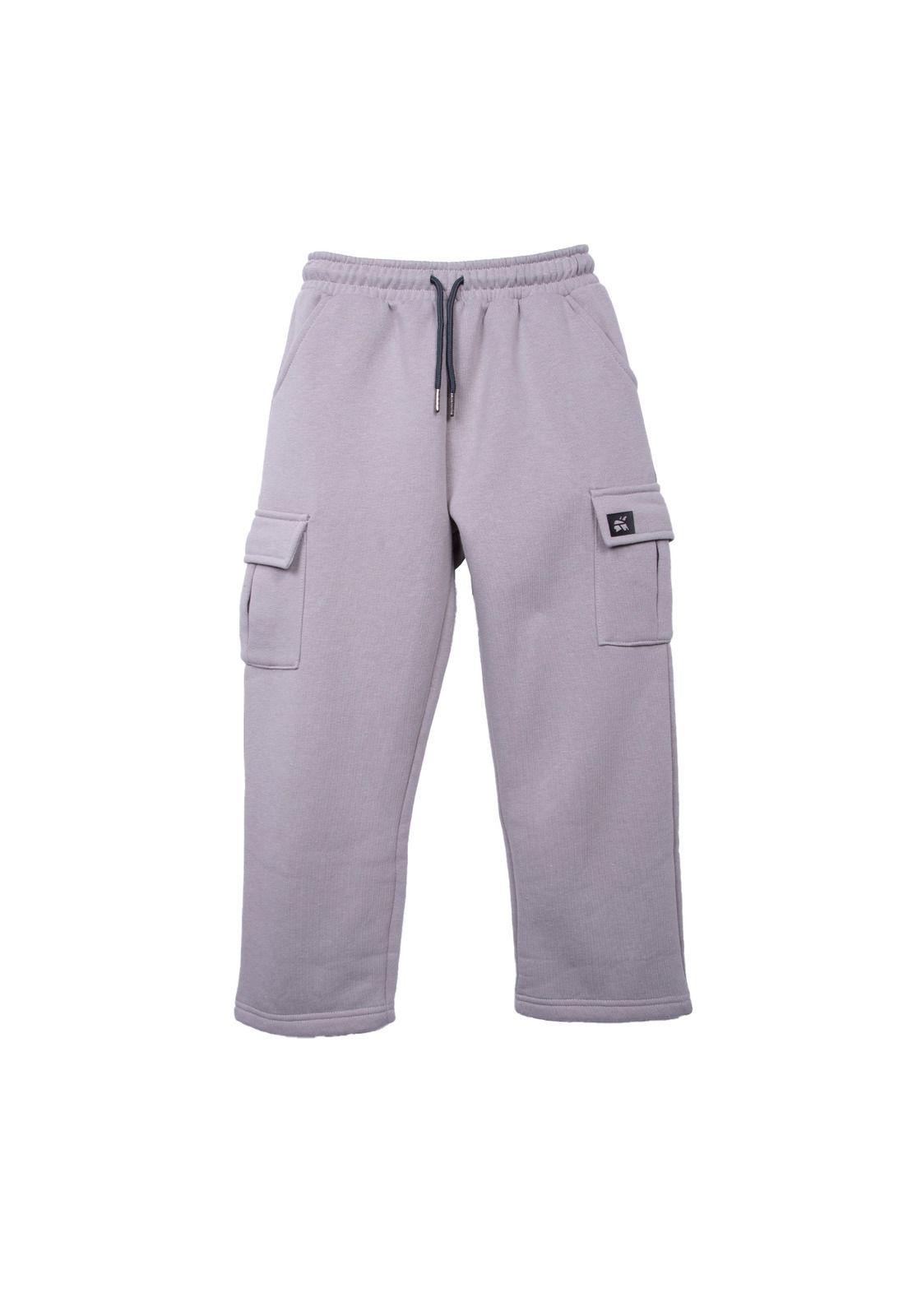 Pantalón Buzo  Pillin Gris Niño (PVD542-26TAU)-0