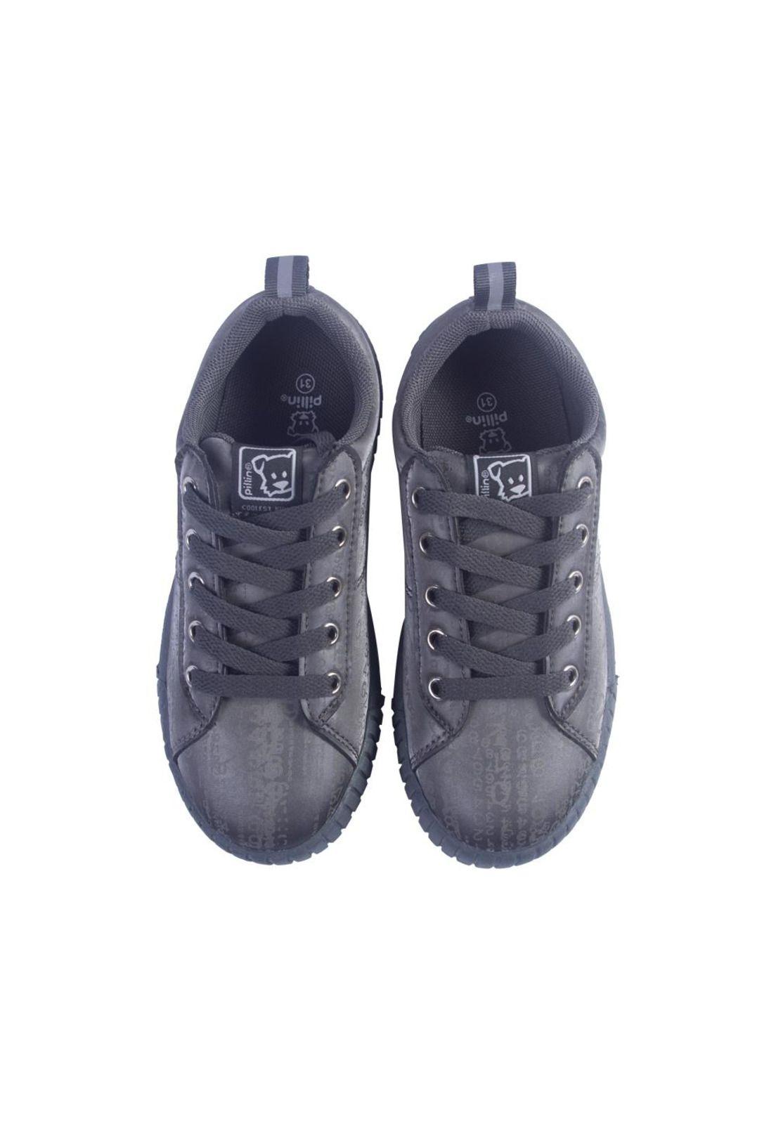 Zapatillas Niño Gris Pillin-1