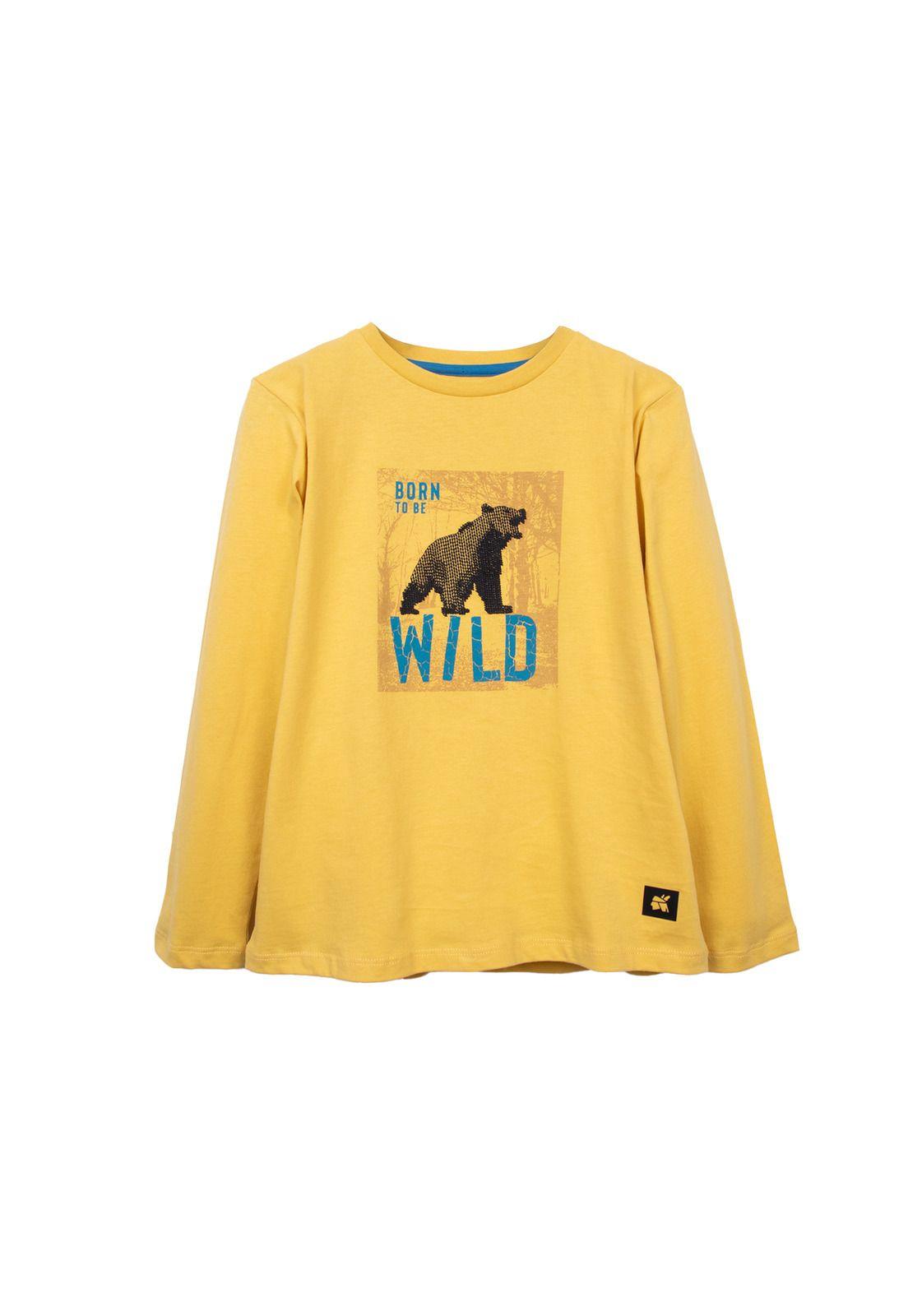 Polera  Amarillo Niño Pillin (PVD637-26MOS)-0