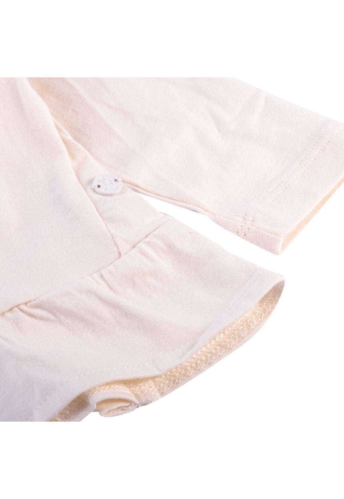 Polera Manga Larga Bebé Niña Crudo Pillin-3