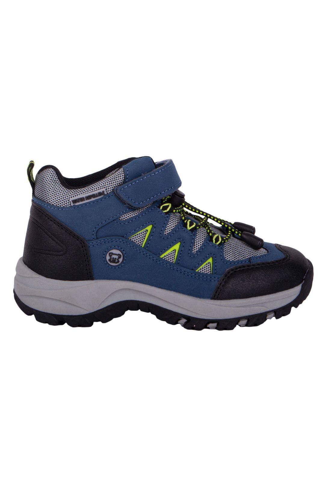 Zapatillas Niño Azul petróleo Pillin-4
