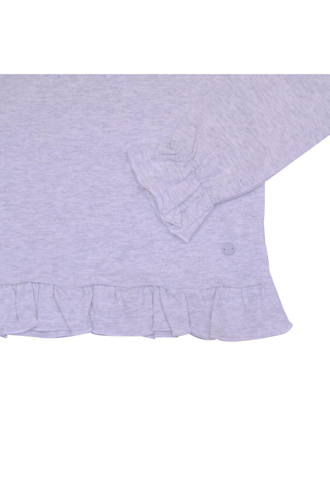 Polera Niña Gris claro Pillin-2