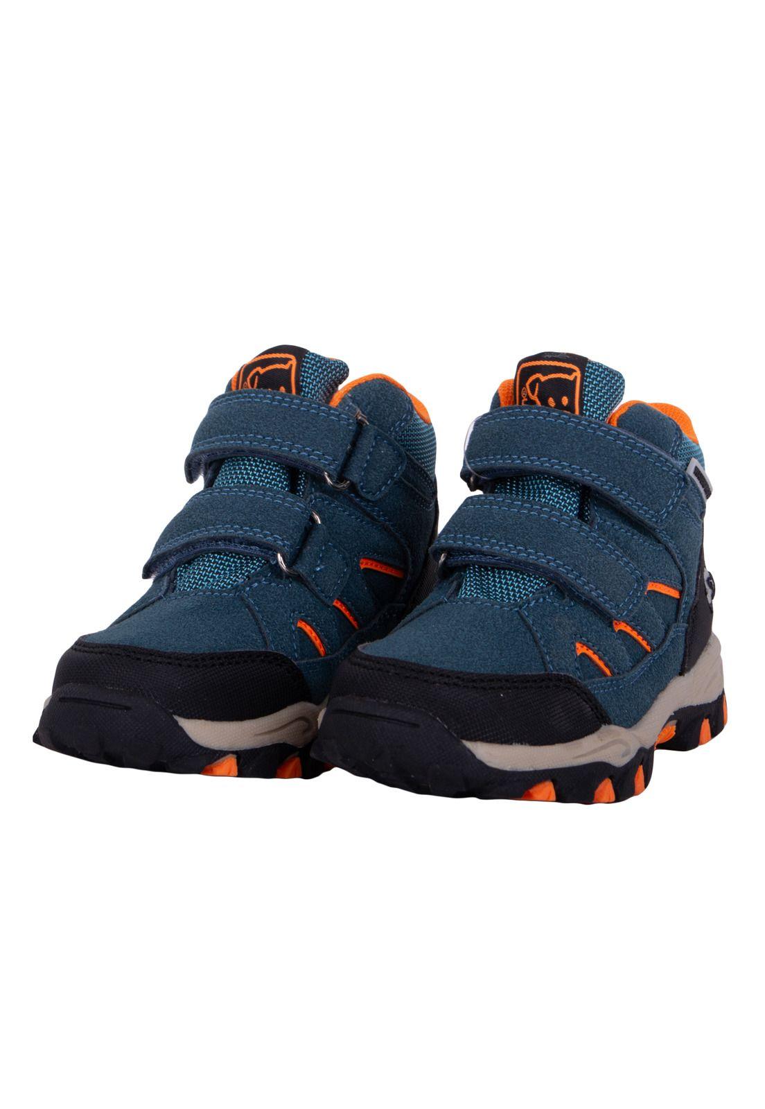 Zapatillas Bebe Niño Azul petróleo Pillin-0