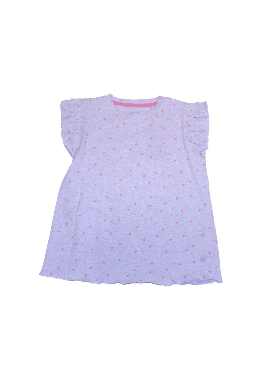 Polera Niña Gris Pillin-1