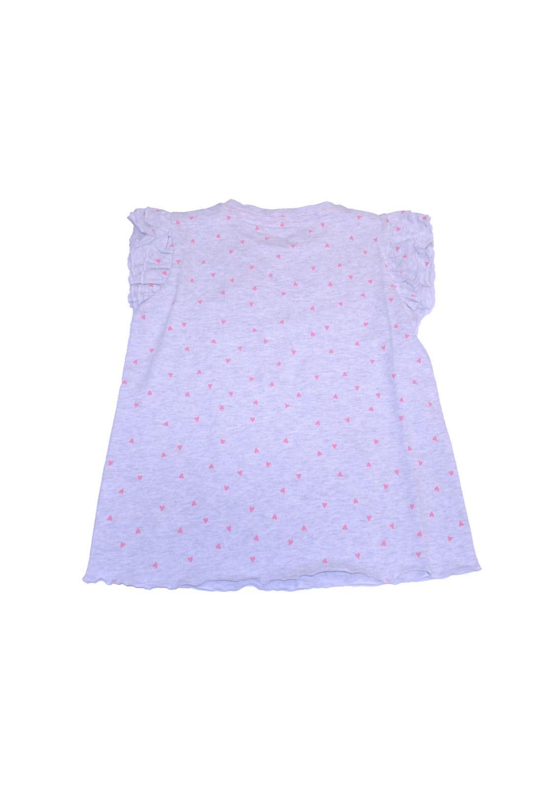 Polera Niña Gris Pillin-2
