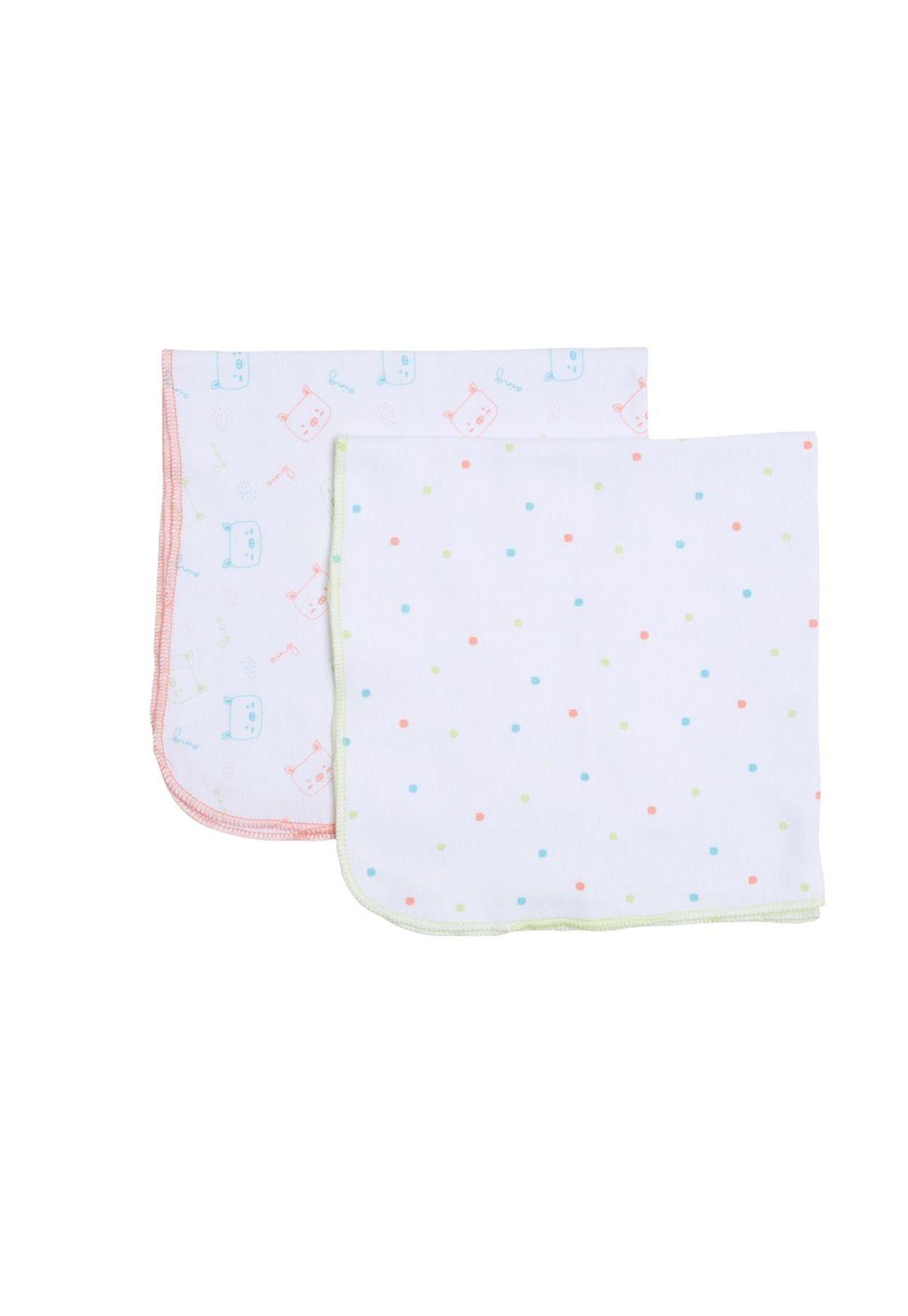 Pack 2 Tuto Bebé Unisex Algodón Unisex Blanco-0