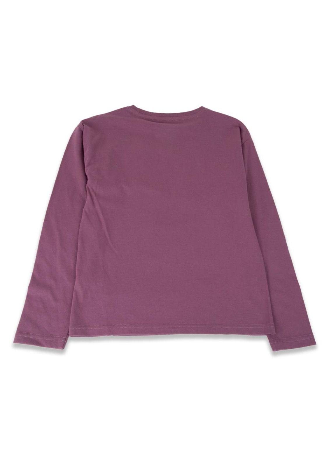 Polera Niña Ciruela Pillin-2