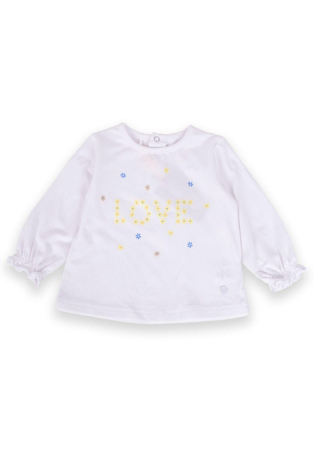 Polera Bebé Niña Blanco Pillin (PVA619-24BCO)-0