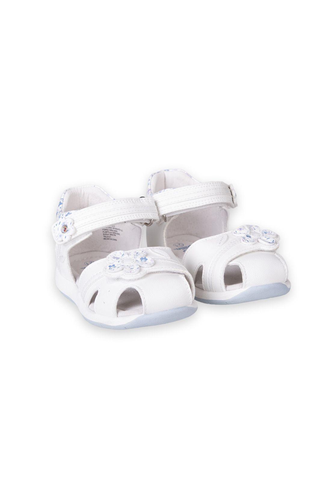 Sandalias Bebé Niña Blanco Pillin (PZC414-25BCO )-0