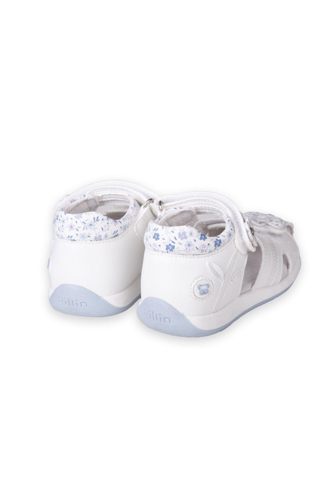 Sandalias Bebé Niña Blanco Pillin (PZC414-25BCO )-2