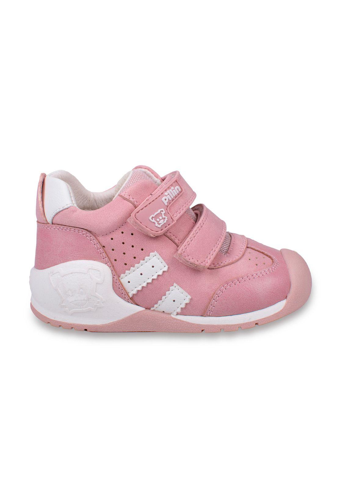 Zapato Clásico Niña Rosado Pillin (PZD202-26ROS)-1