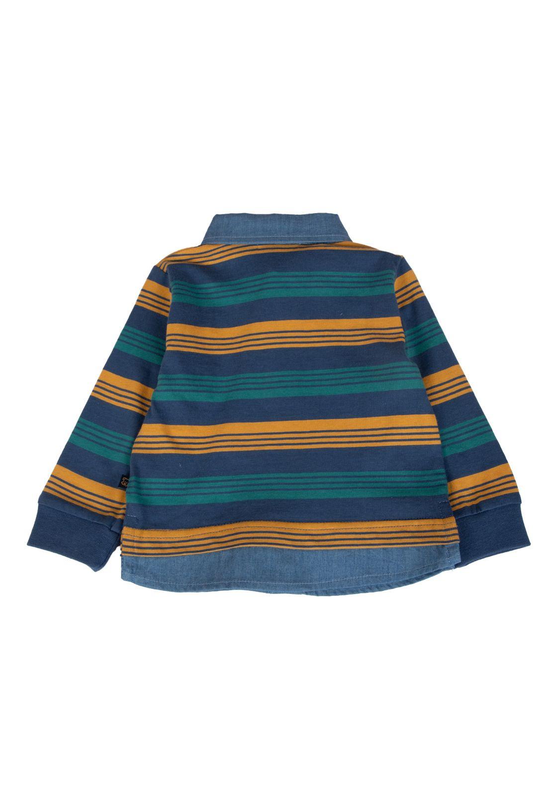 Polera Bebe  Azul Pillin ( PVB618-25AZU )-2