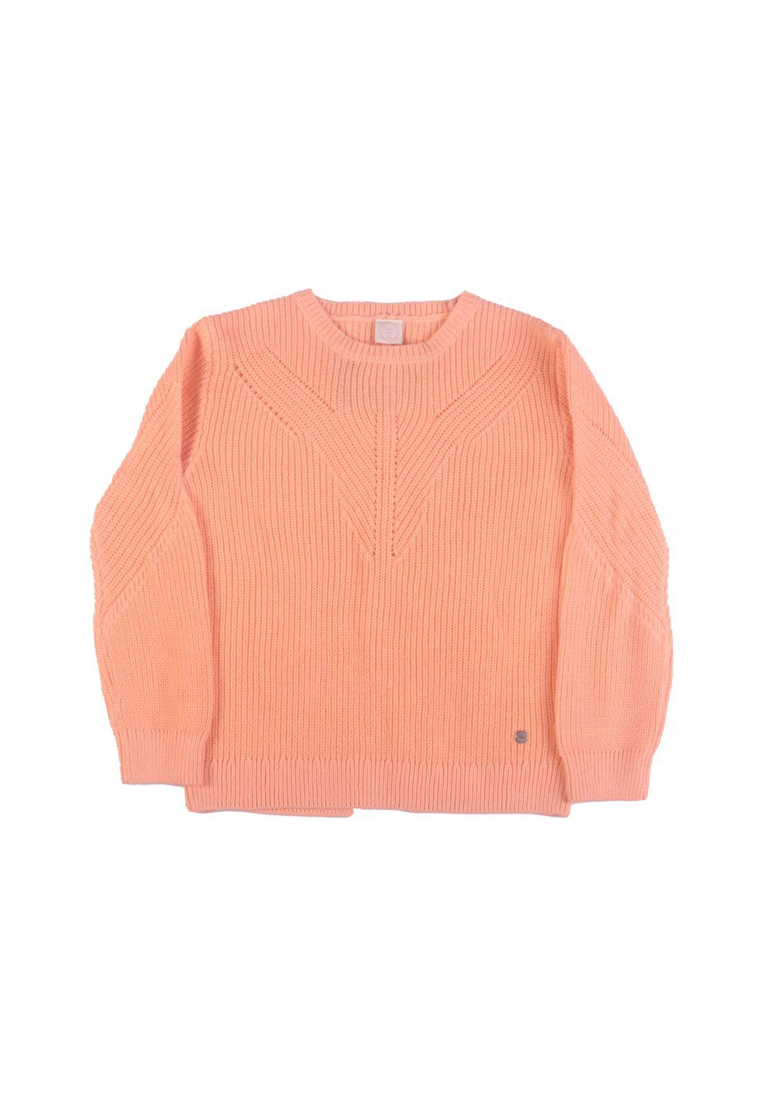 Chaleco Niña Naranja Pillin-1