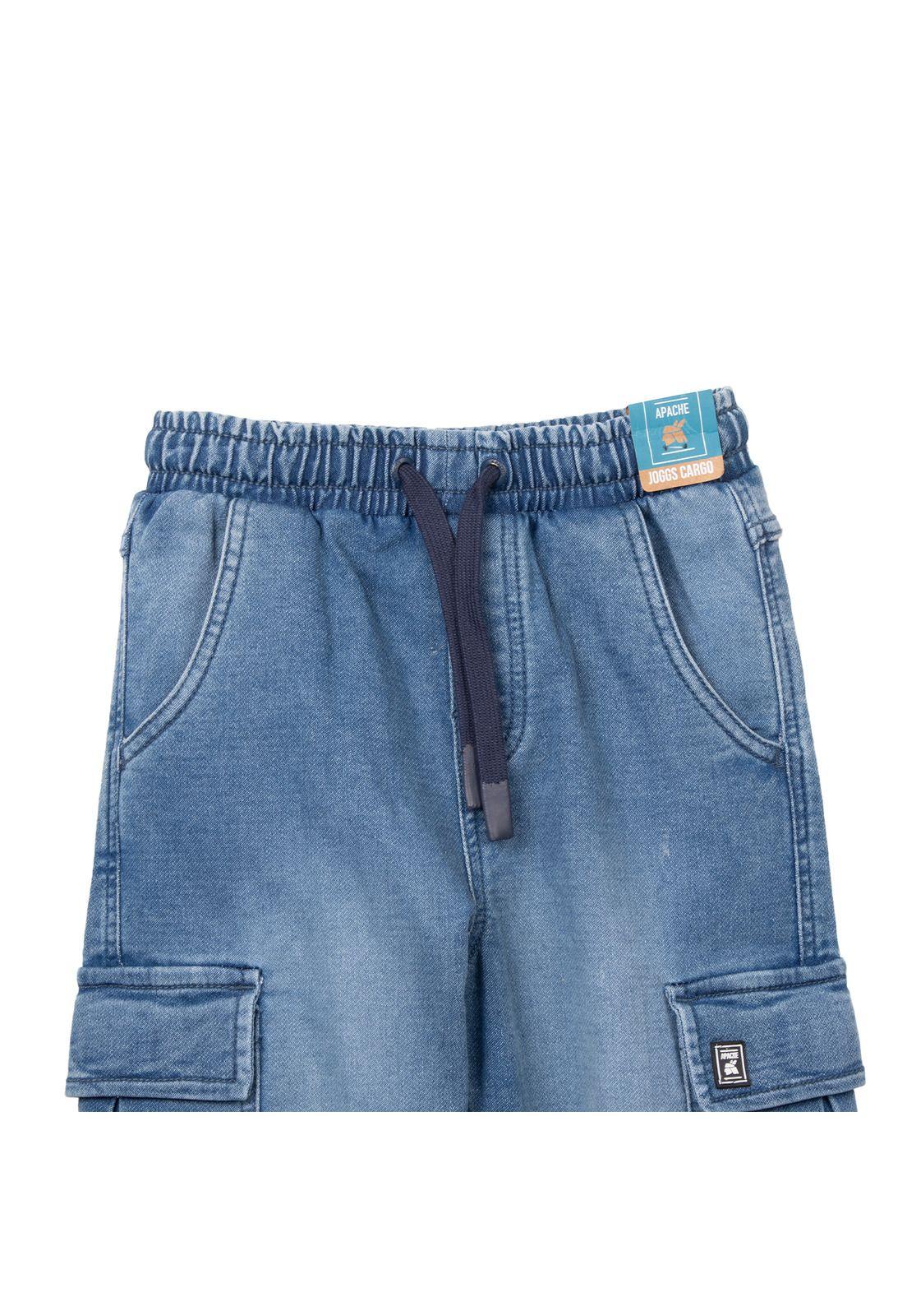 Jeans Niño Jogger Cintura Ajustable Denim Pillin-2