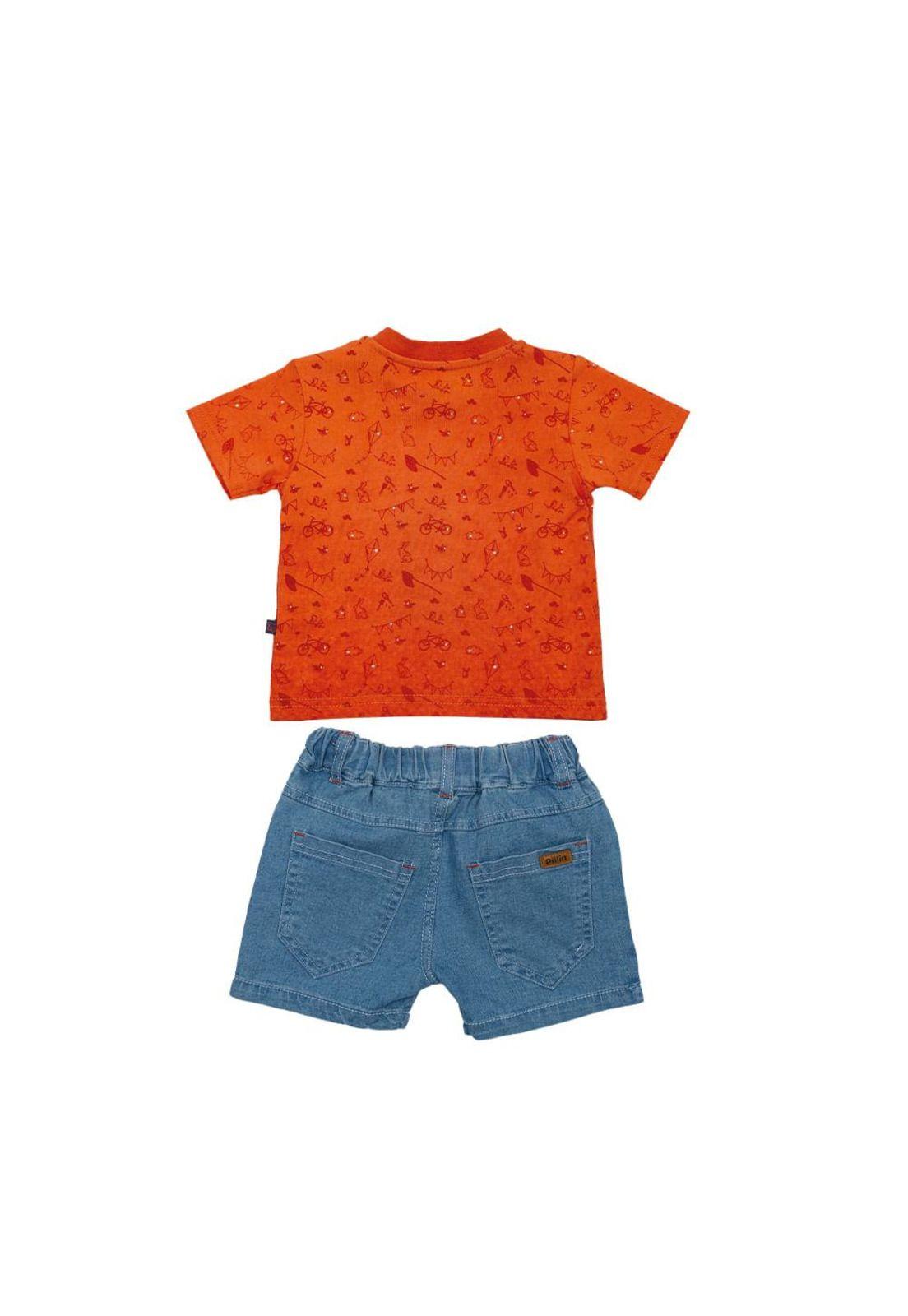 Conjunto Bebé Niño Denim Pillin-1