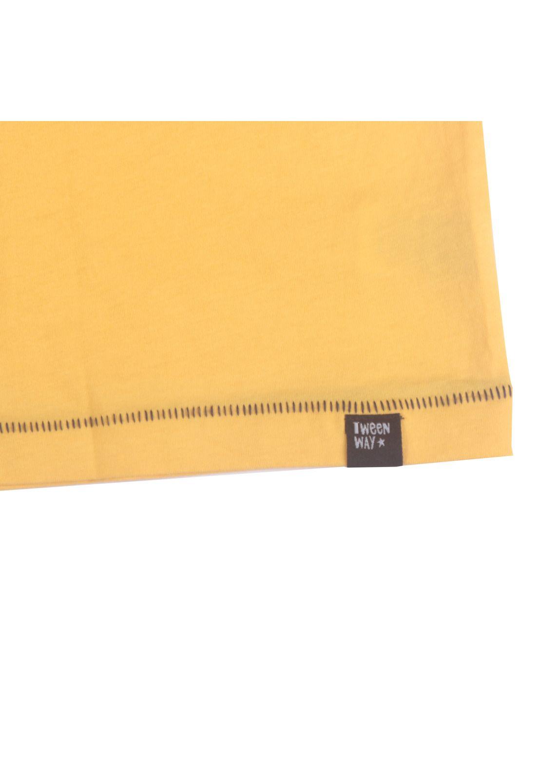 Polera Niño Amarillo Pillin-2