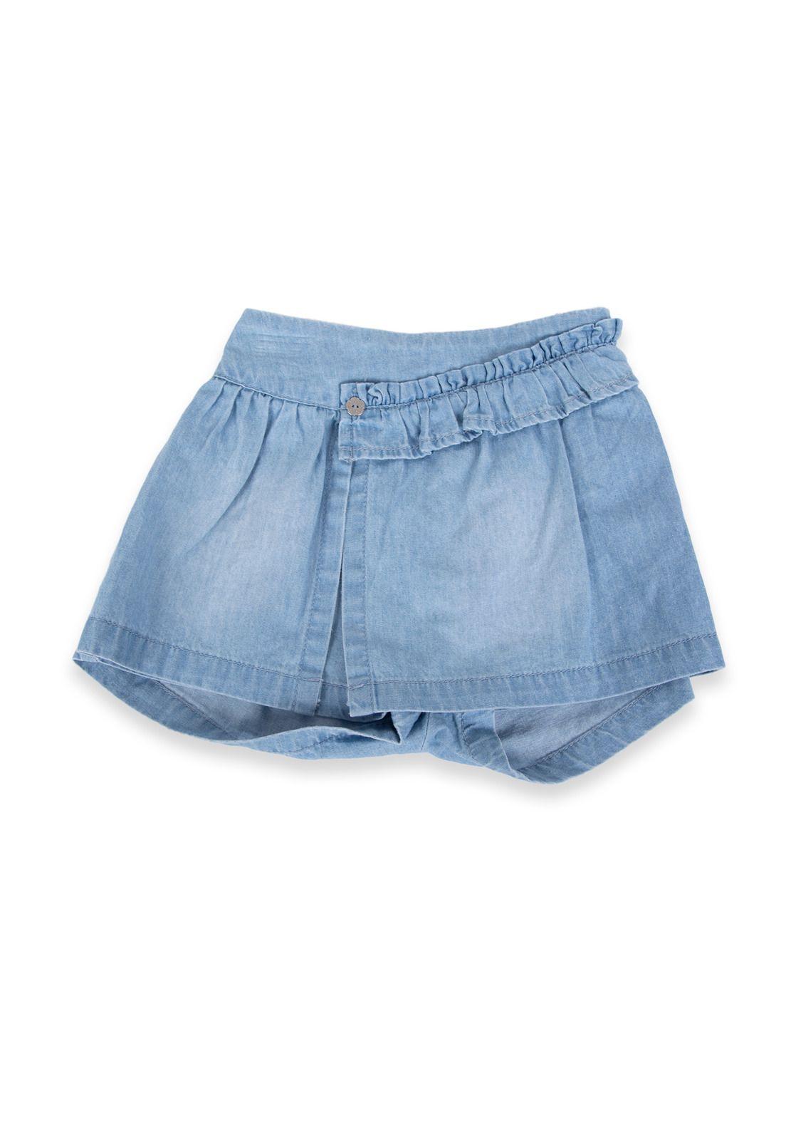 Short Bebé Niña Celeste Pillin-0