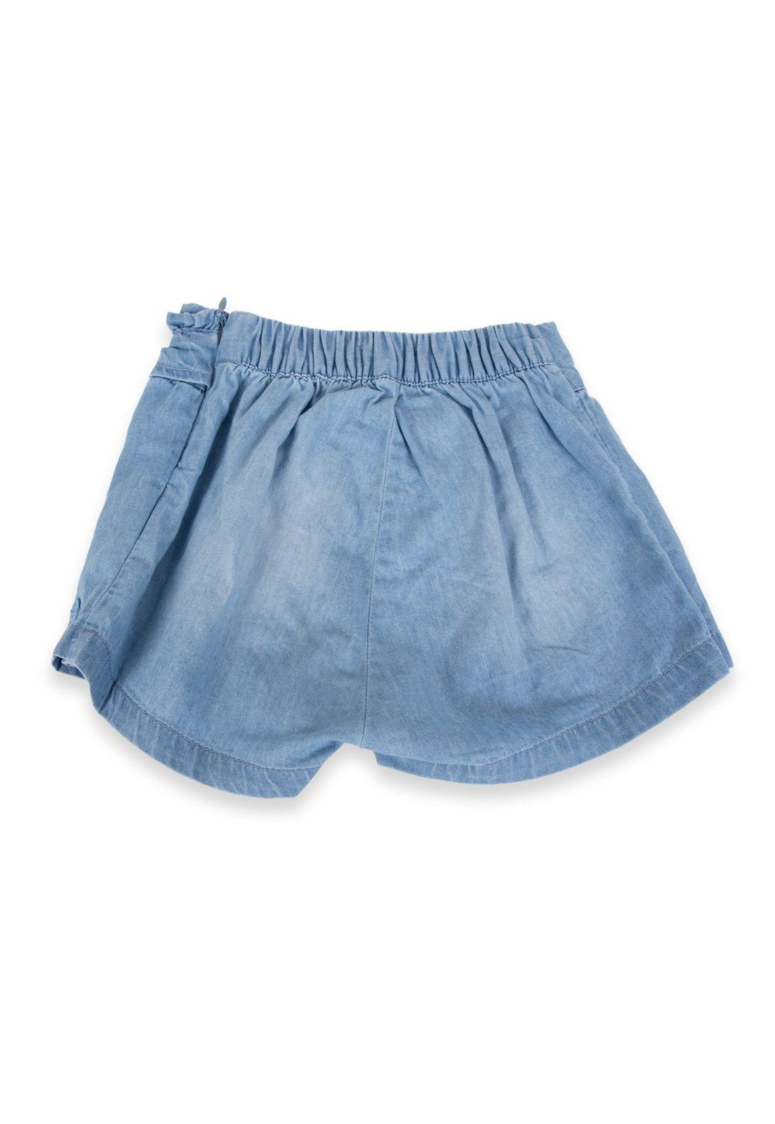 Short Bebé Niña Celeste Pillin-2