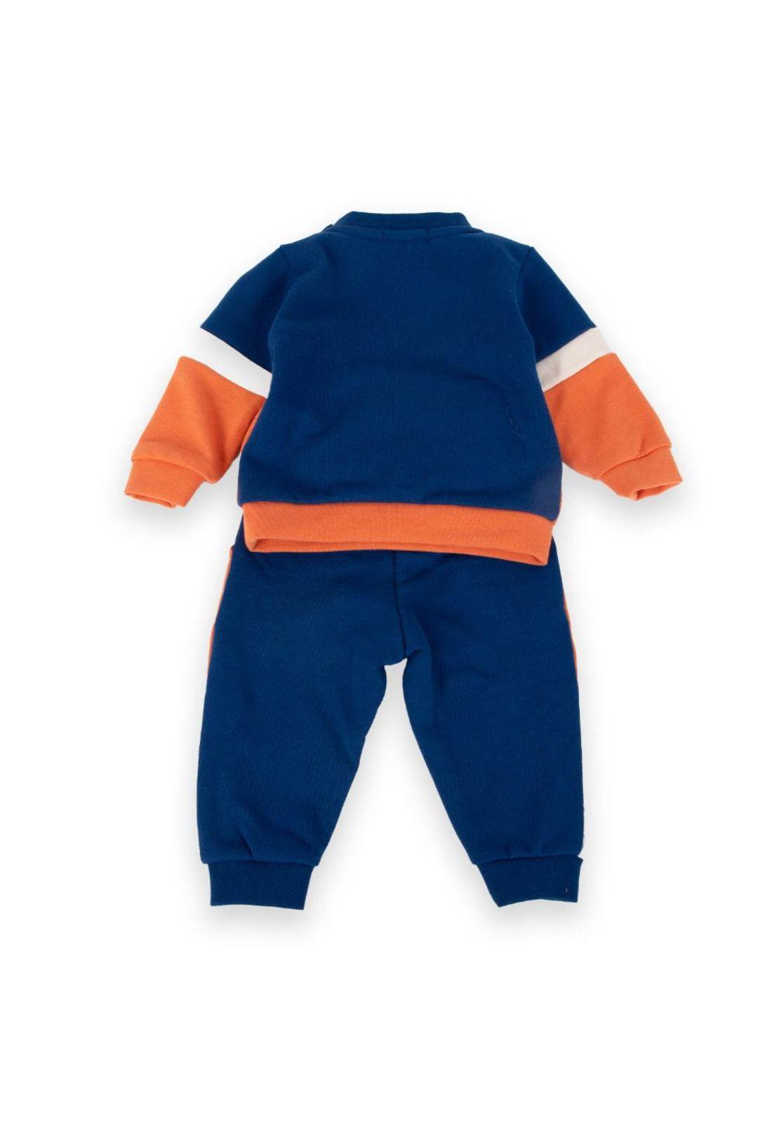 Buzo Bebé Niño Naranja Pillin-3