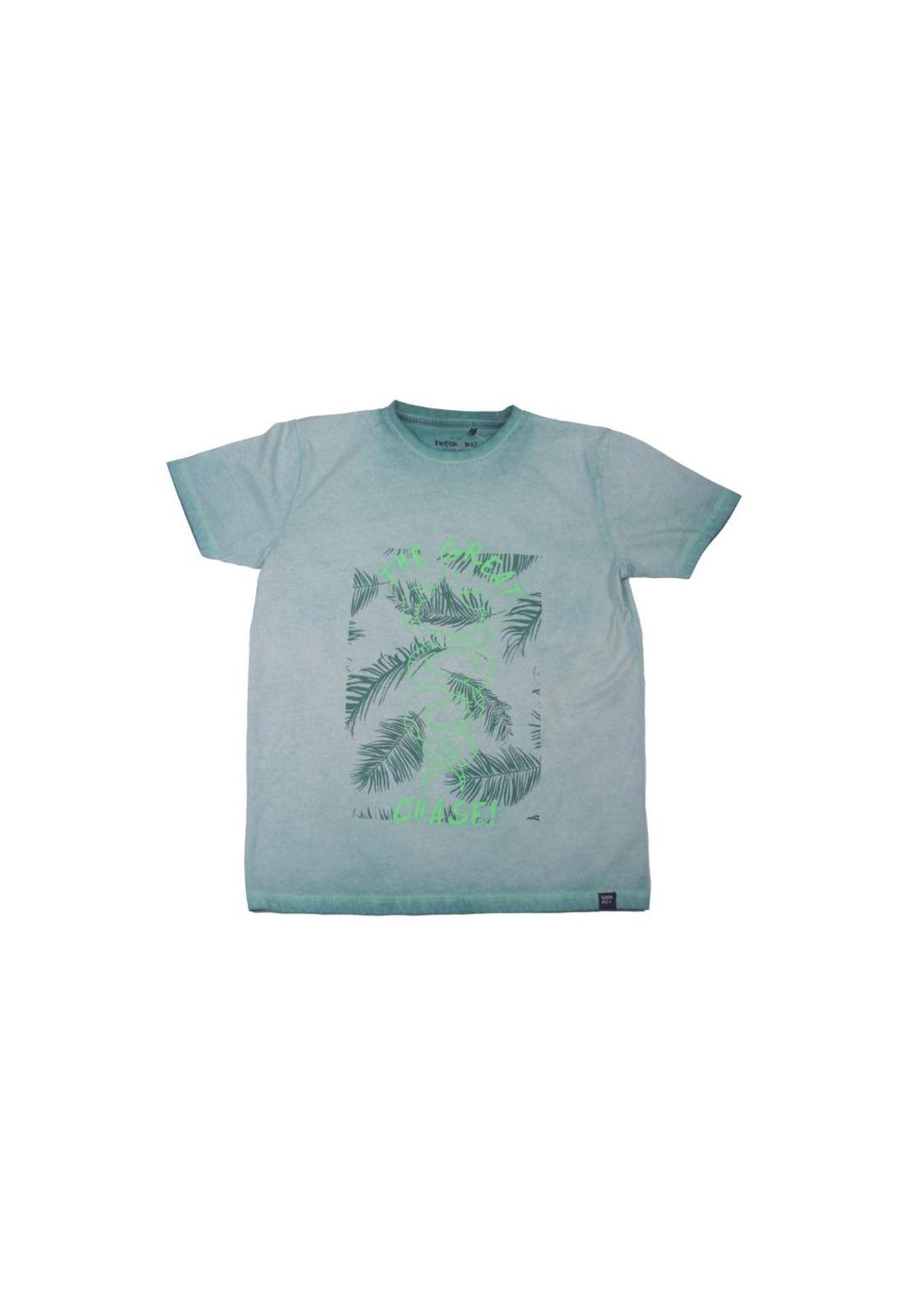 Polera Niño Verde Pillin-0
