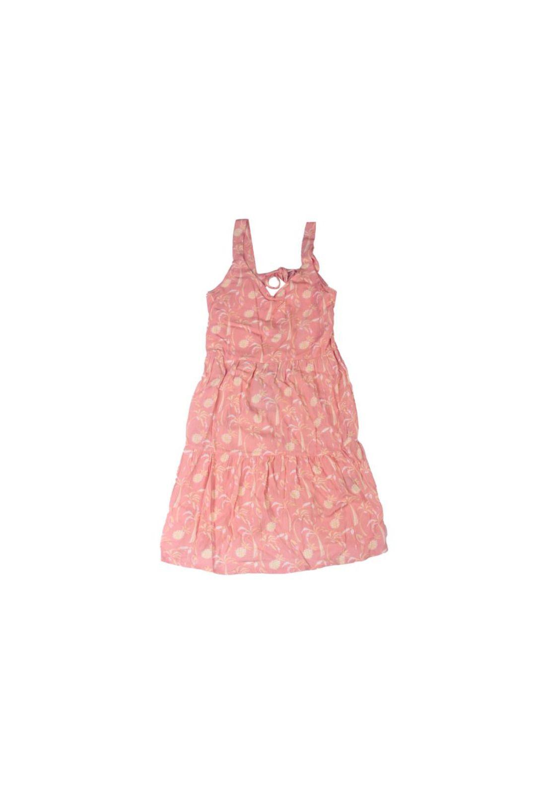 Vestido Niña Naranja Pillin-0