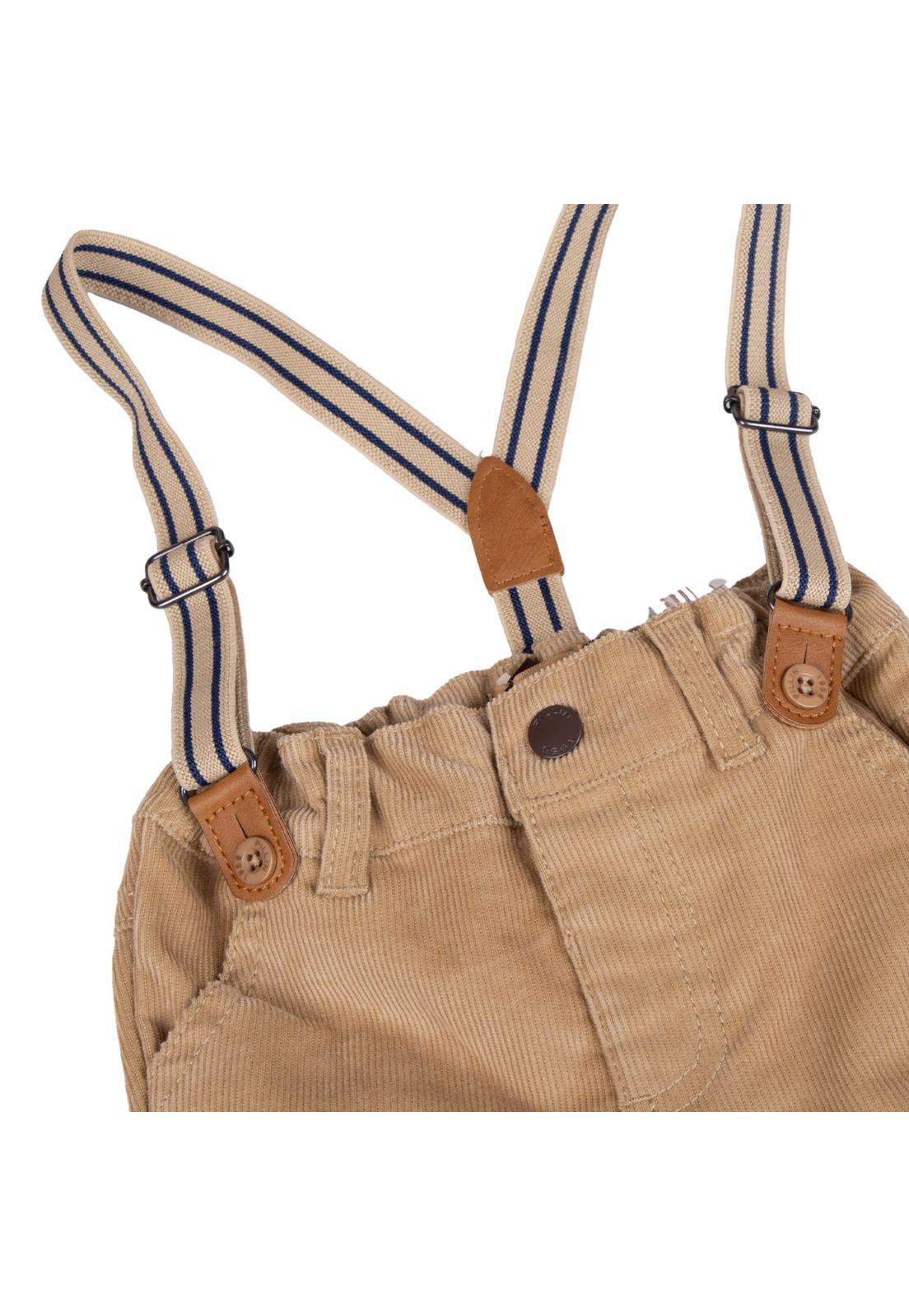 Pantalón Bebe  Amarillo Pillin ( PVB809-25MOS )-1