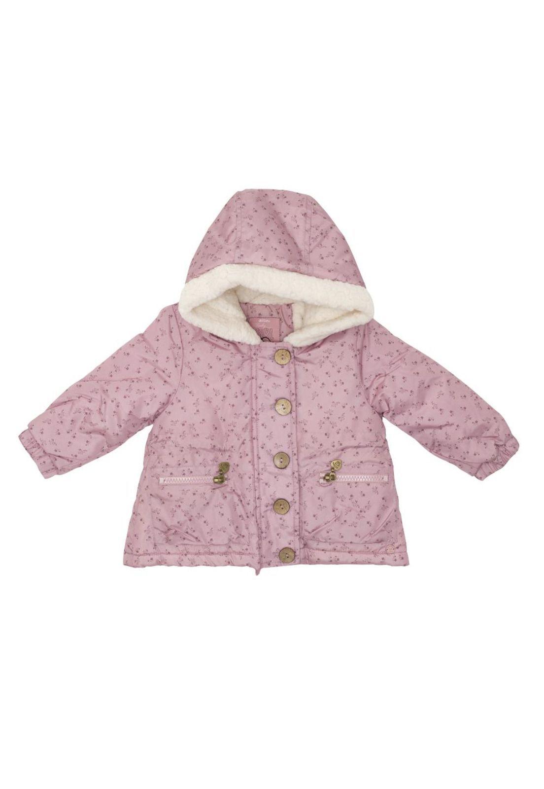 Chaqueta Bebé Niña Rosado Pillin-0