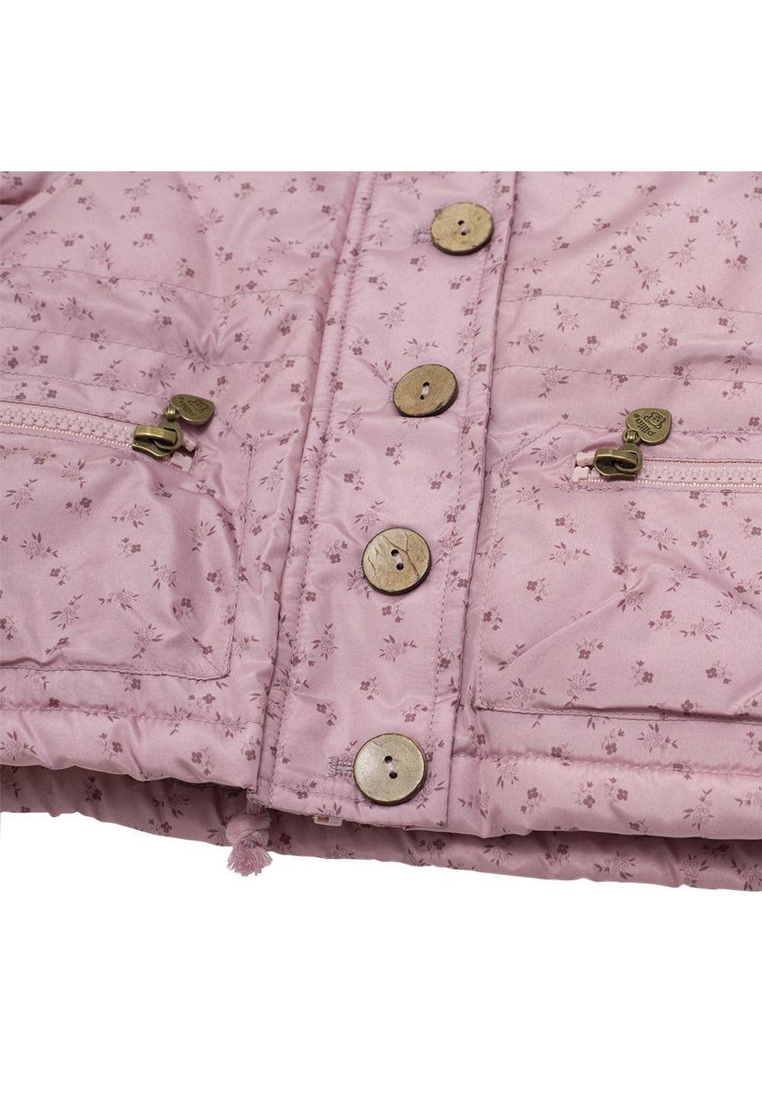 Chaqueta Bebé Niña Rosado Pillin-3