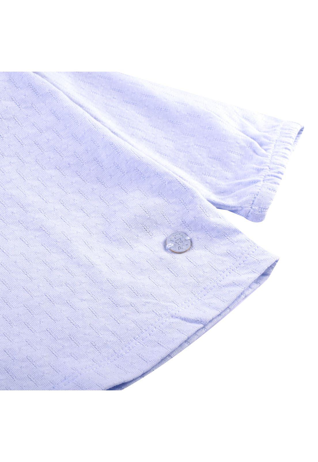 Polera Manga Larga Bebé Niña Lavanda Pillin-3