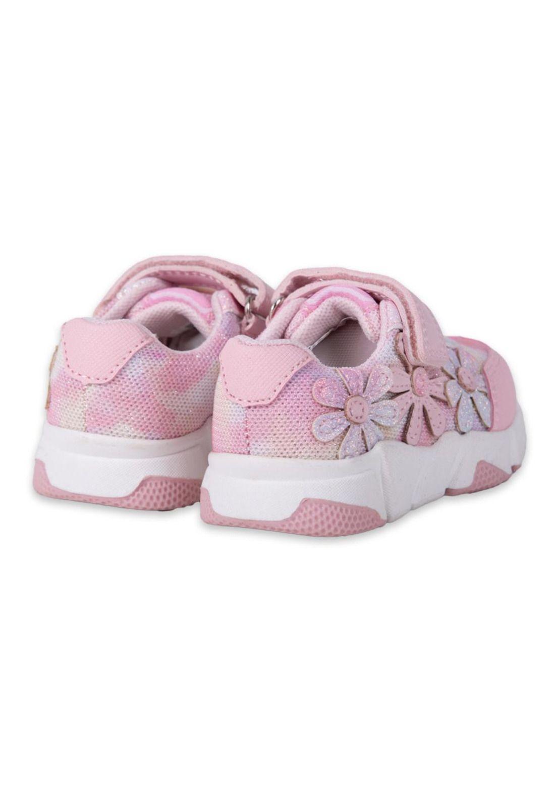 Zapatillas Urbana Bebe Niña Rosado Pillin-3