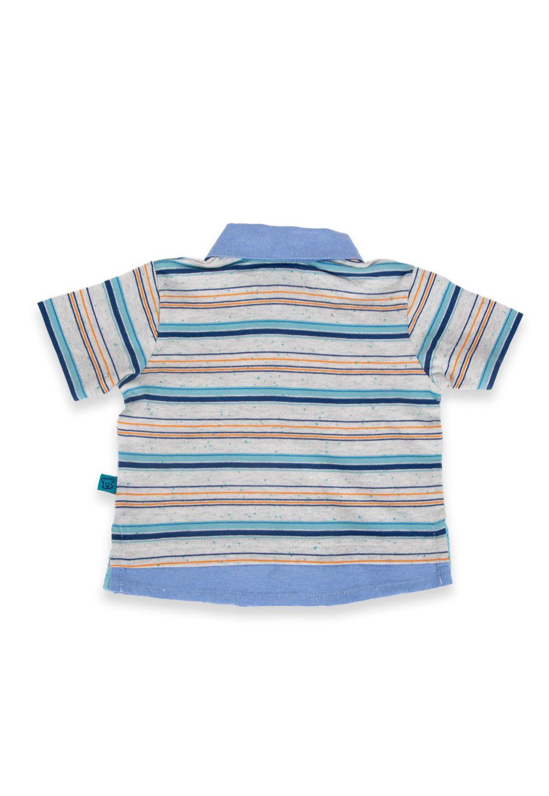 Polera Bebé Niño Azul Pillin-2