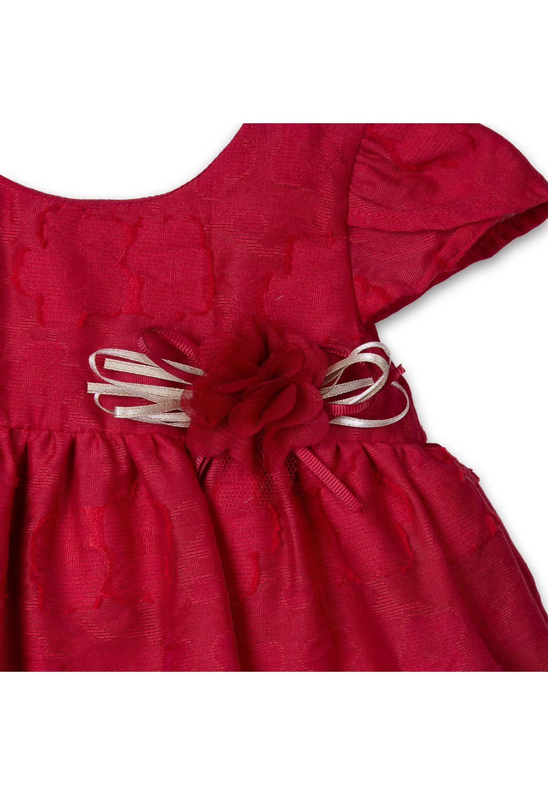 Vestido  Niña Rojo Pillin (PVC845-25ROJ)-2
