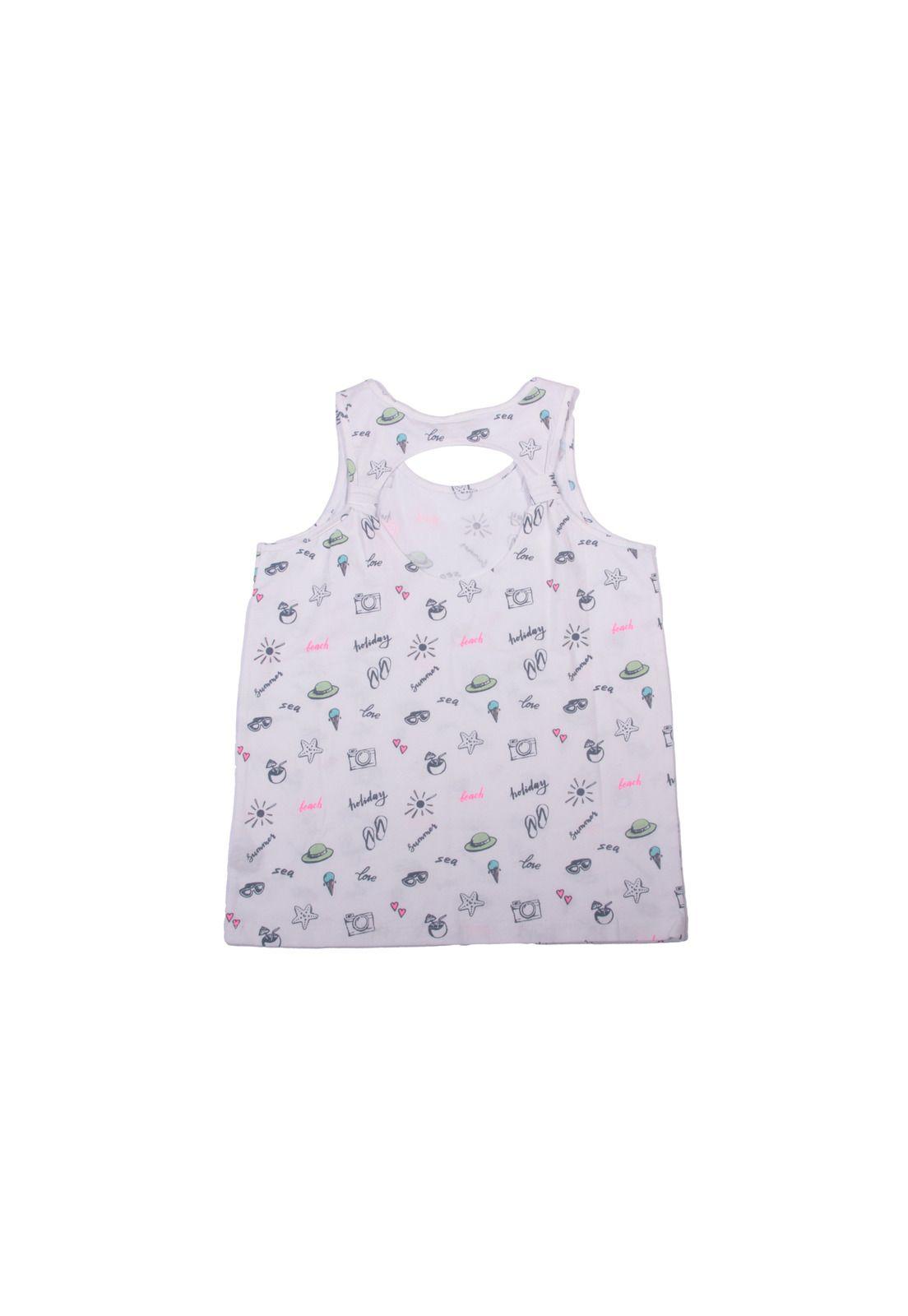 Polera Niña Blanco Pillin-2