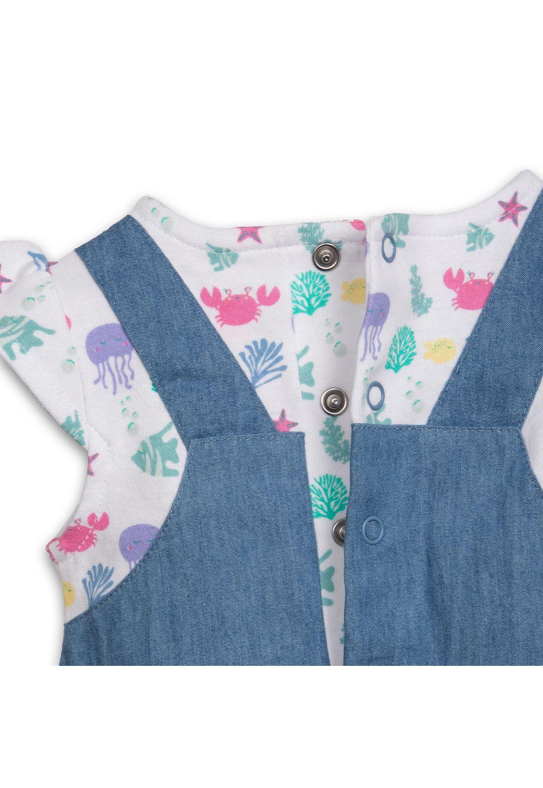 Mameluco Recién Nacido  Denim Pillin (PVC217-25DEN)-2