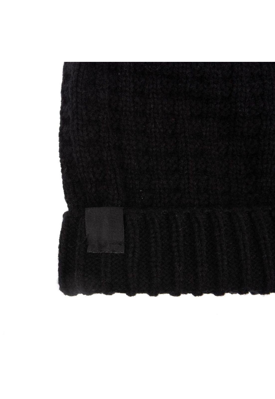 Gorro Bebe Niña Negro Pillín-2