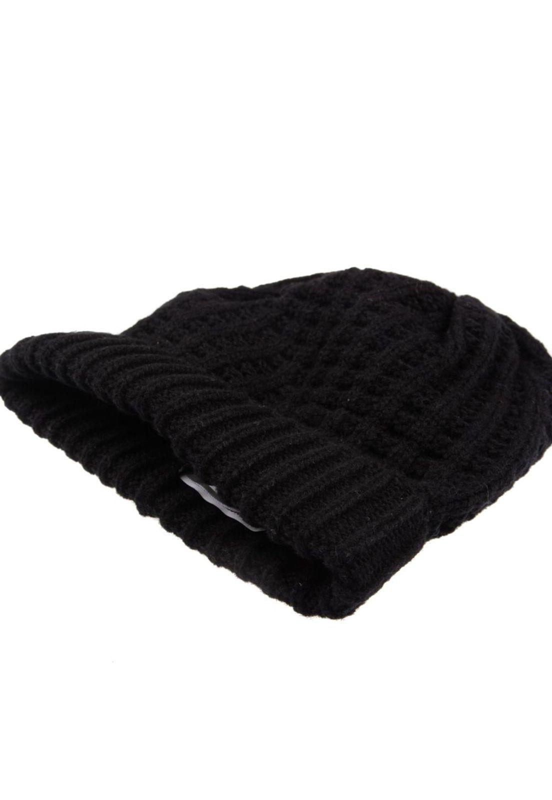 Gorro Bebe Niña Negro Pillín-3