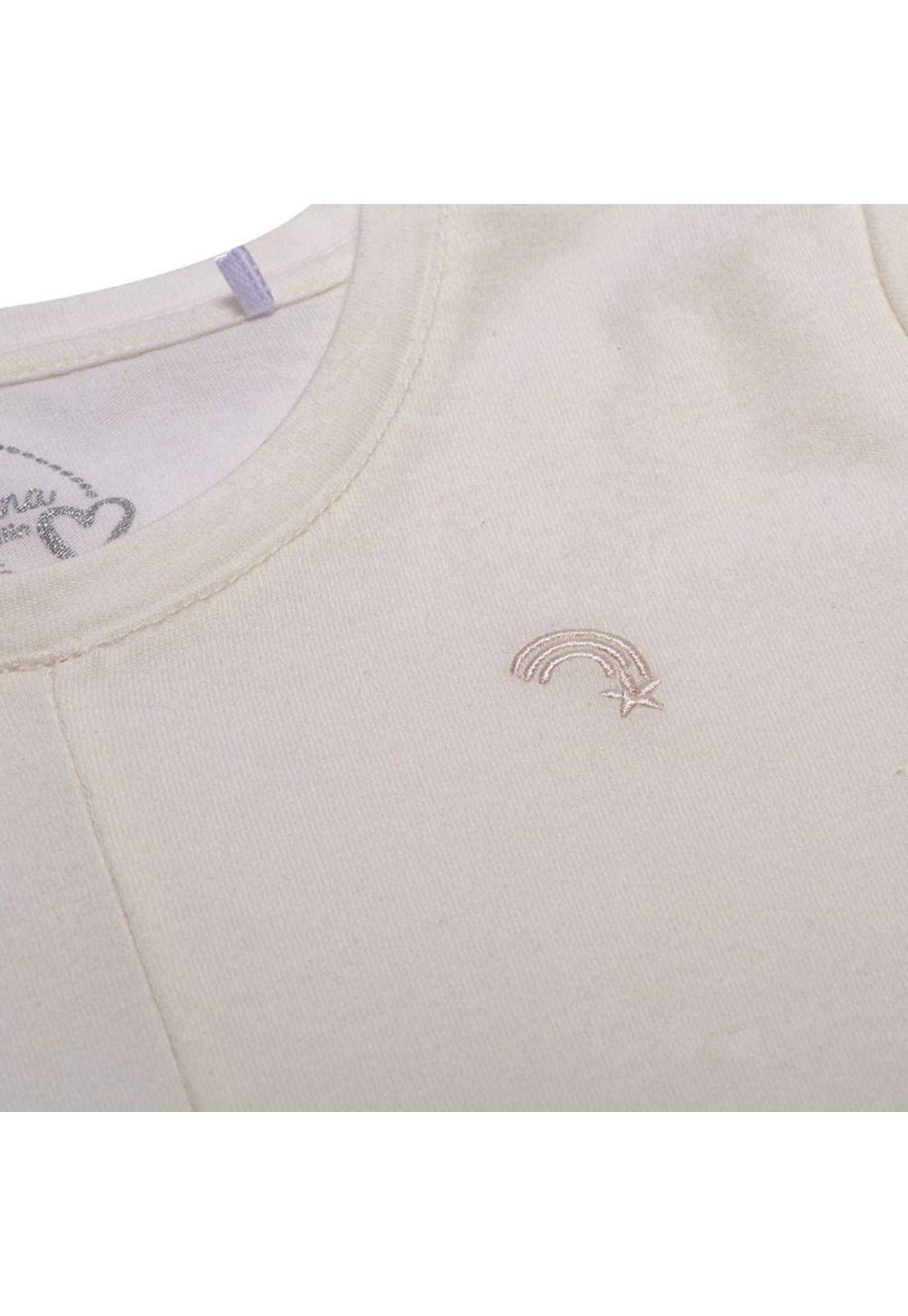 Polera Manga Larga Niña Crudo Pillin-3