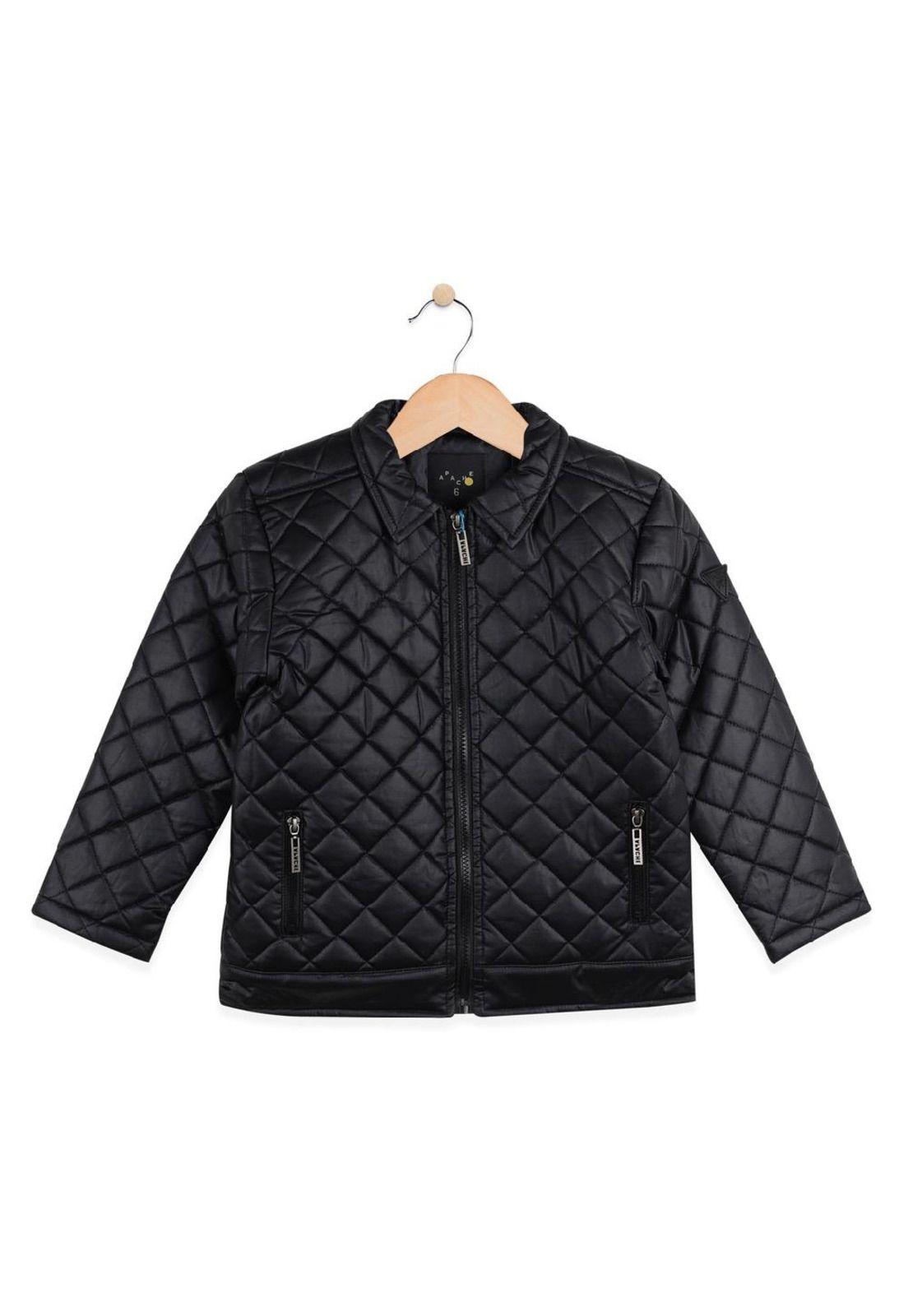 Parka Algodón Invierno Niño Negro-0