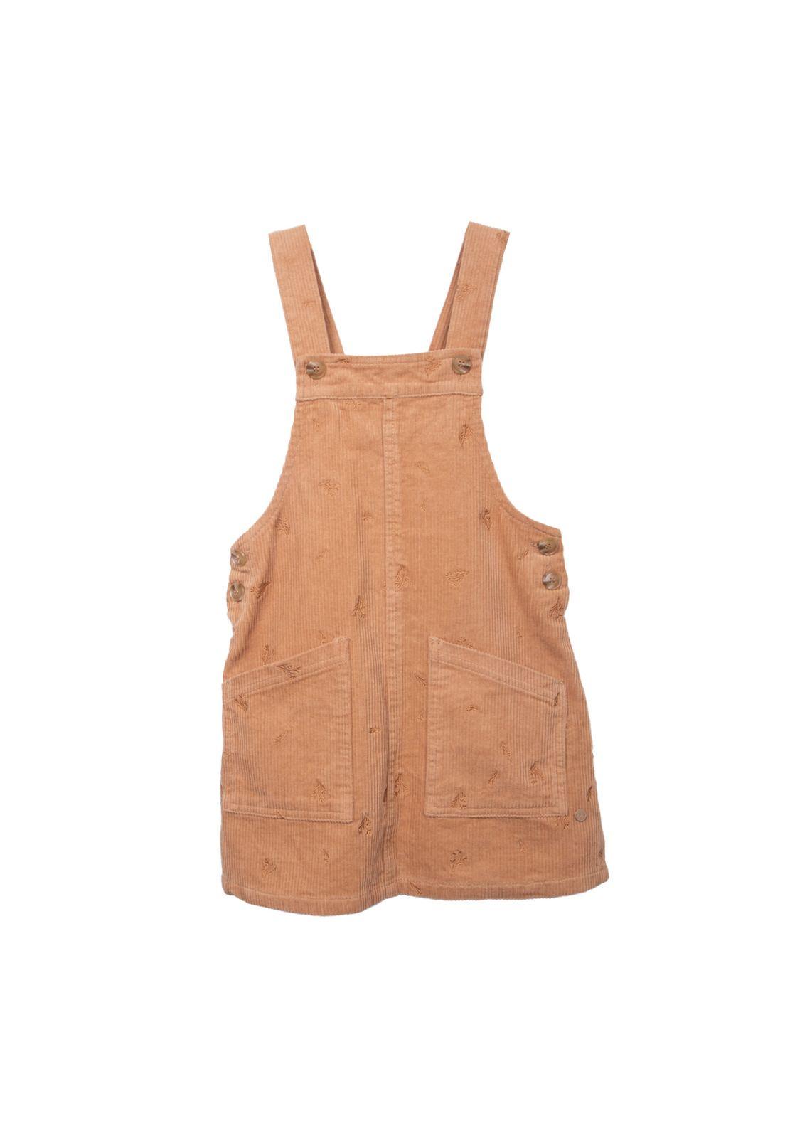 Vestido  Pillin Café Niña (PVD838-26CAF)-0