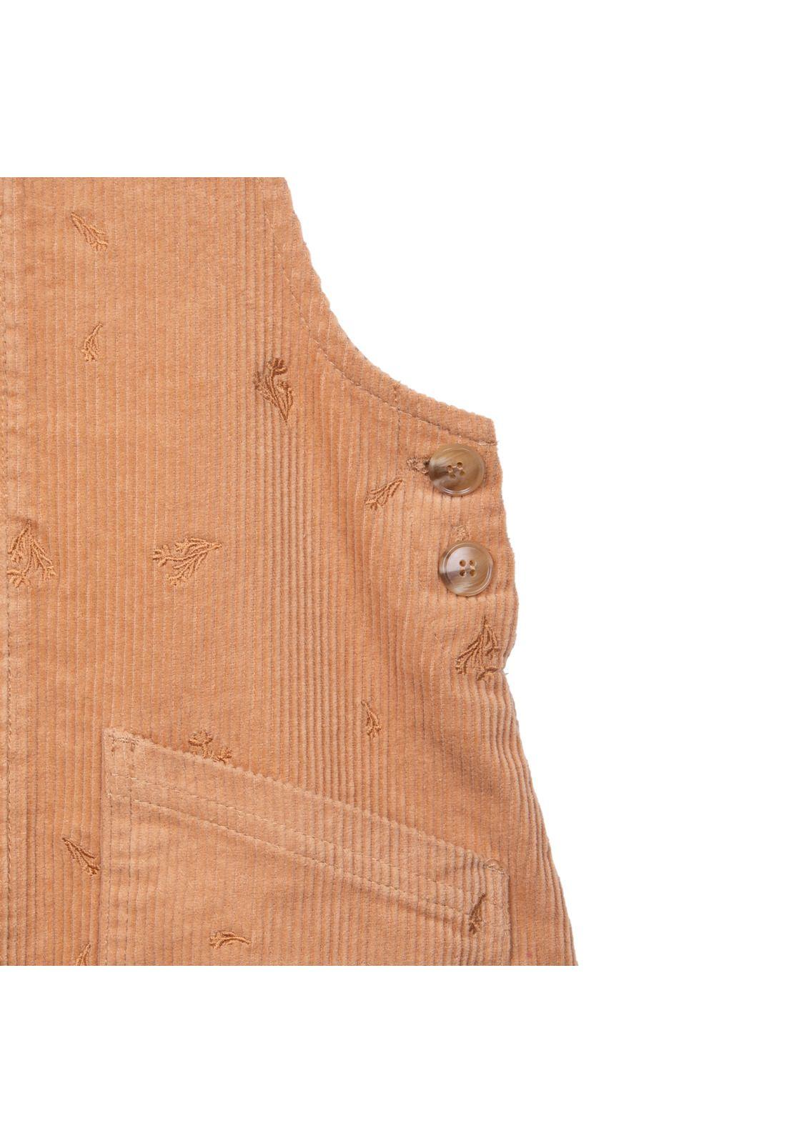 Vestido  Pillin Café Niña (PVD838-26CAF)-2