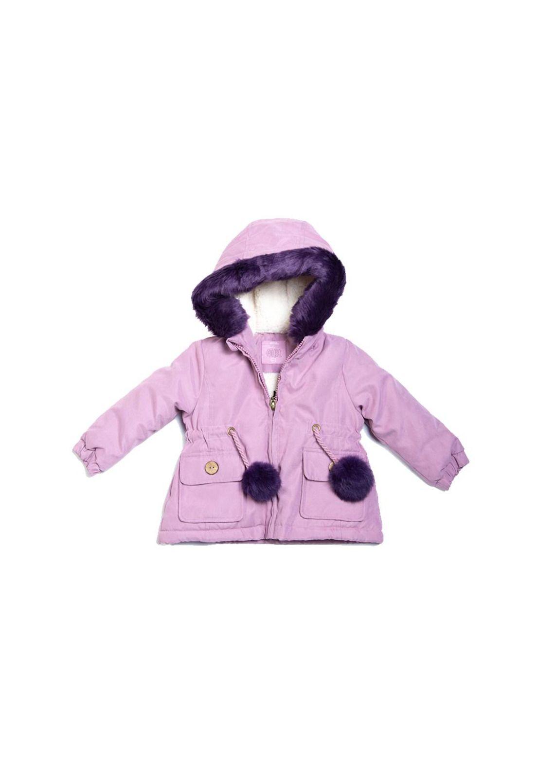 Chaqueta Bebé Niña Violeta Pillin-0