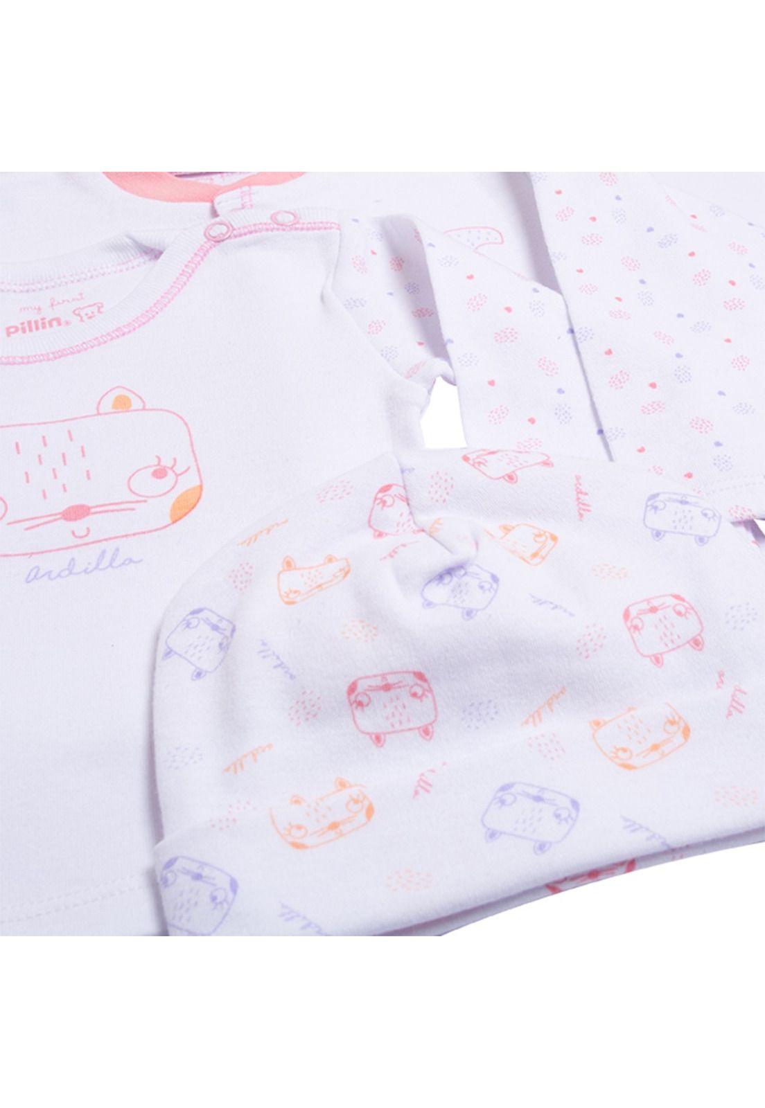 Set 6 Pcs Bebe Niña Multicolor Pillín-3