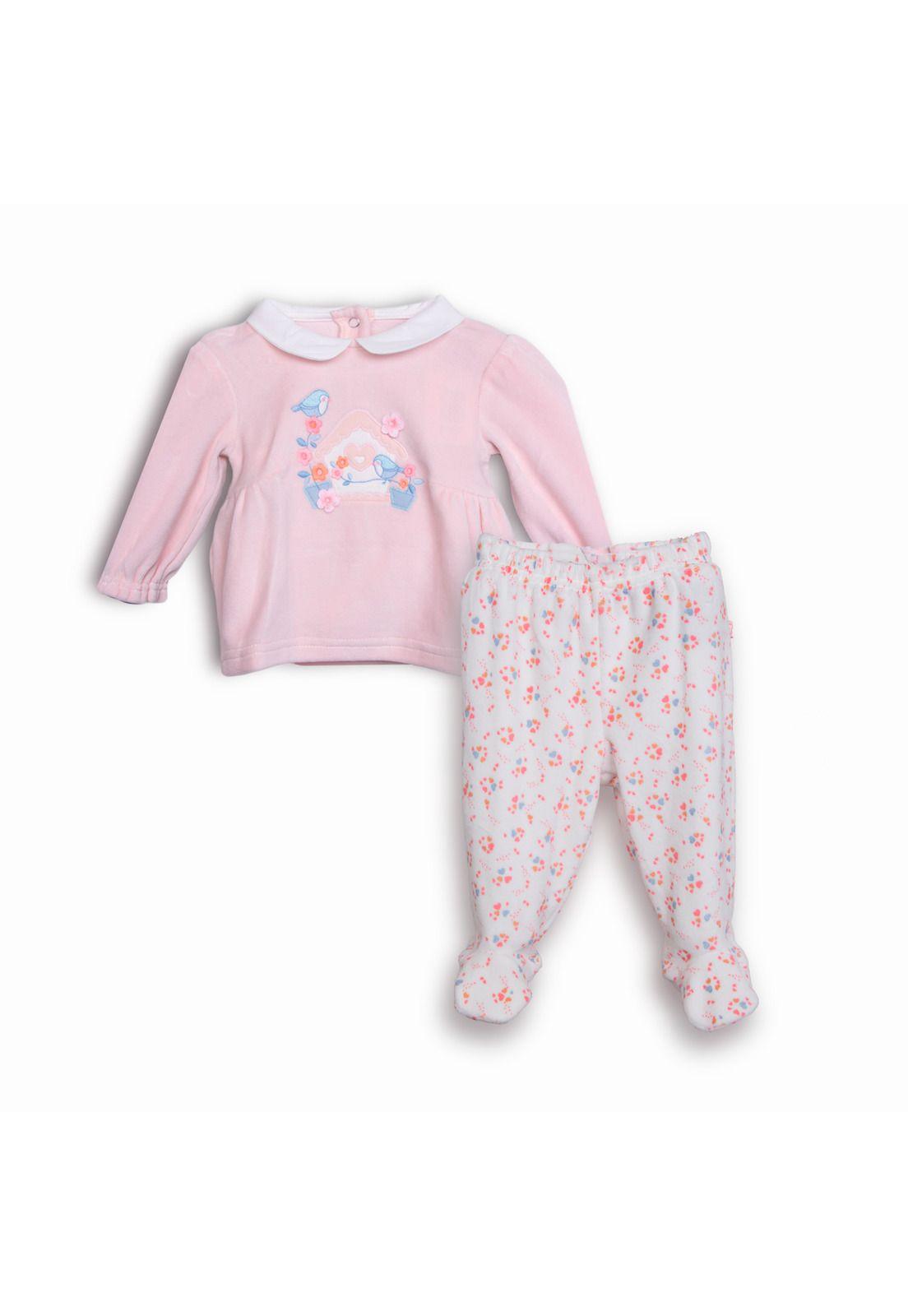 Conjunto Recién Nacido  Rosado Pillin (PVC302-25ROS)-0