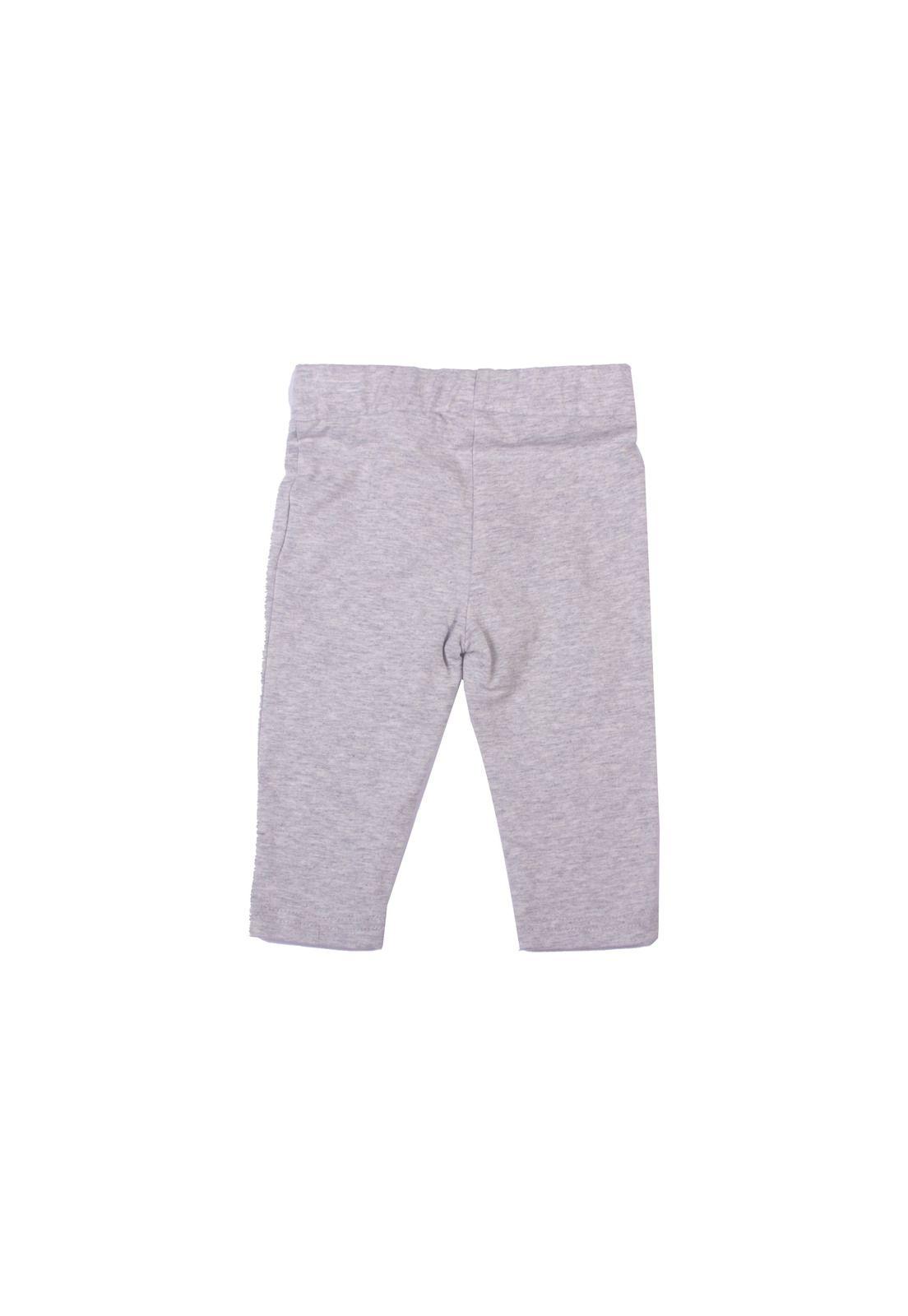 Calza Bebe Niña Gris claro Pillin-2