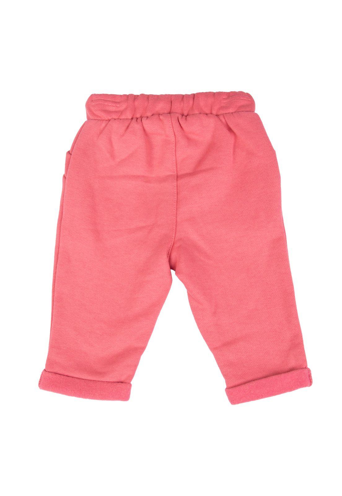 Pantalón Buzo Bebe  Rosado Pillin ( PVB513-25COR )-2