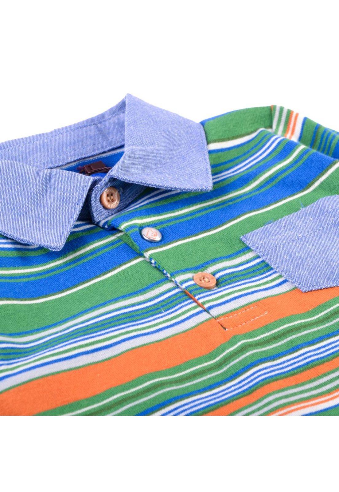 Polera Manga Larga Bebé Niño Verde Pillin-1