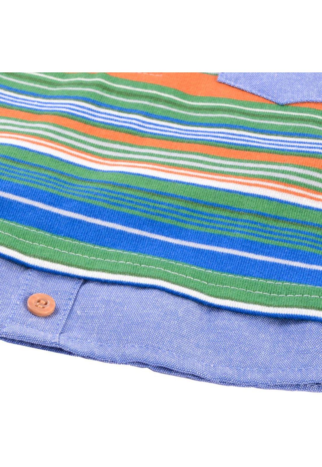 Polera Manga Larga Bebé Niño Verde Pillin-2